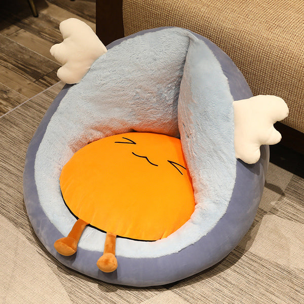 Comfy Cartoon Plush Seat Cushion