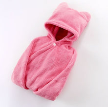 Cotton hooded bath towel for your little ones