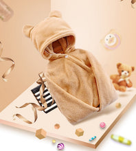 Cotton hooded bath towel for your little ones