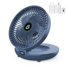 Wall Mountable & Foldable Small Fan (USB Rechargeable & Plug-in mode)