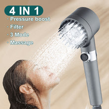 High Pressure Filtered Shower Head with Handheld 3 Spray Modes Water Saving