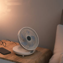 Wall Mountable & Foldable Small Fan (USB Rechargeable & Plug-in mode)