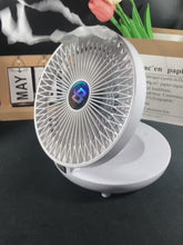 Wall Mountable & Foldable Small Fan (USB Rechargeable & Plug-in mode)